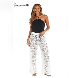 Sunshine '79 Chillin' Crochet Beach Pants